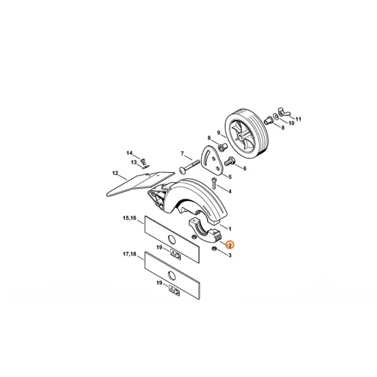 STIHL  Element zaciskowy 4137 716 6500